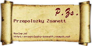 Przepolszky Zsanett névjegykártya